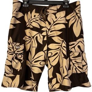 Men's Hawaiian Performance Surf Wear Board Hybrid Shorts Size 34 EUC #6567